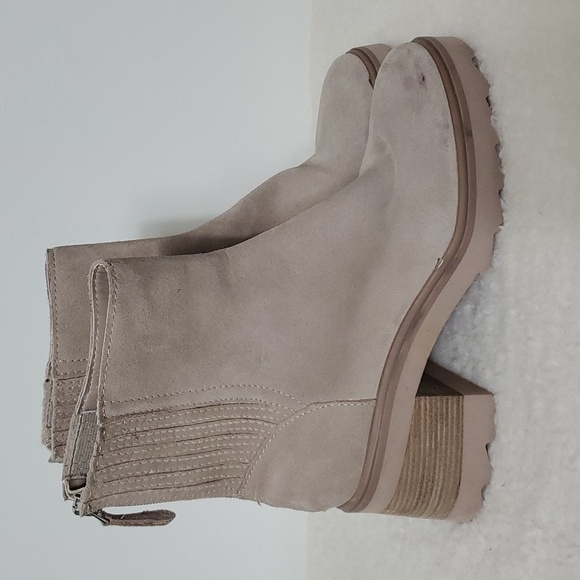 Dolce Vita Martey H2O Taupe Suede Waterproof Boot, 7 - Picture 3 of 16